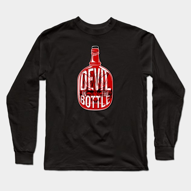 Devil in the Bottle Long Sleeve T-Shirt by GabrielaTot